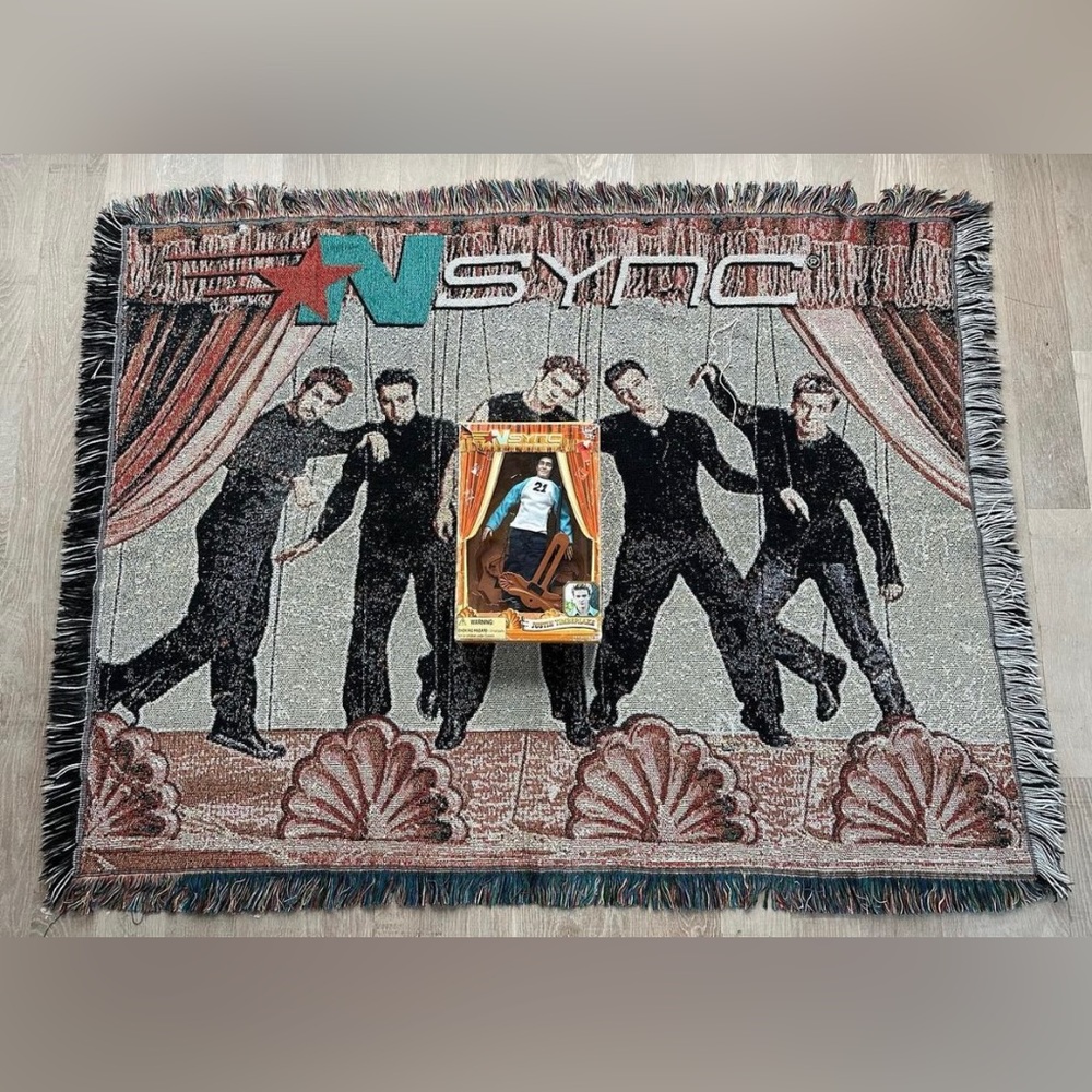 *NSYNC Justin Timberlake doll and blanket
